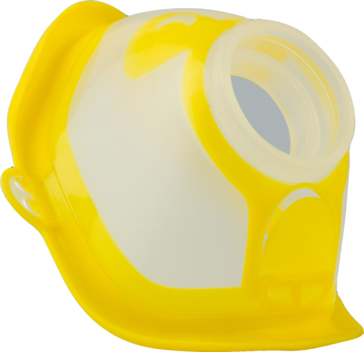 MICRODROP RF7 Maske Kind gelb transparent
