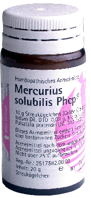 MERCURIUS SOLUBILIS PHCP Globuli