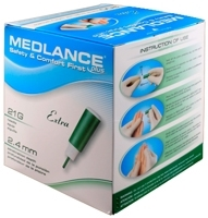 MEDLANCE plus Extra Sicherheitslanz.21 G 2,4mm