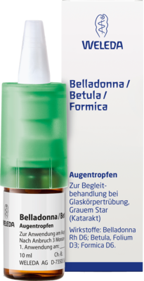 BELLADONNA/BETULA/FORMICA Augentropfen