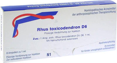 RHUS TOXICODENDRON D 6 Ampullen