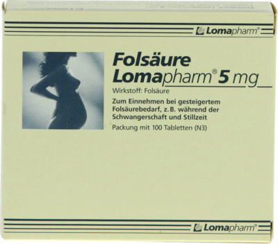 FOLSÄURE LOMAPHARM 5 mg Tabletten