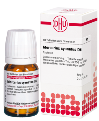 MERCURIUS CYANATUS D 6 Tabletten