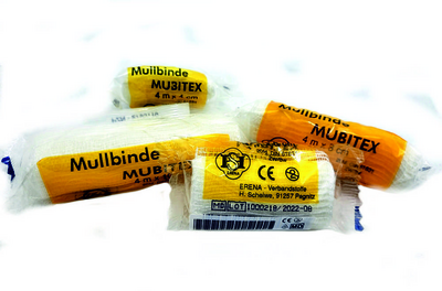MUBITEX Mullbinden 8 cm einzeln in Cello