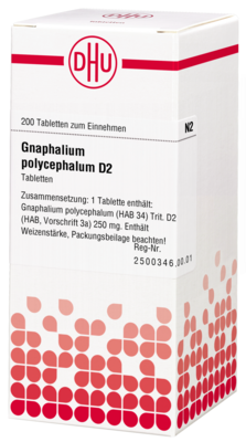 GNAPHALIUM POLYCEPHALUM D 2 Tabletten