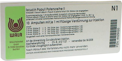 ISCUCIN populi Potenzreihe II Ampullen