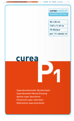 CUREA P1 superabsorb.Wundauflage 20x30 cm