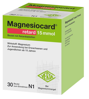 MAGNESIOCARD retard 15 mmol Beutel m.ret.Filmtabl.