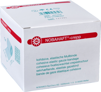 NOBAHAFT Crepp kohäsive Mullbinde 6 cmx20 m