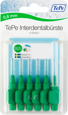 TEPE Interdentalbürste 0,8mm grün