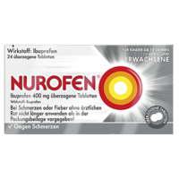NUROFEN Ibuprofen 400 mg überzogene Tabletten