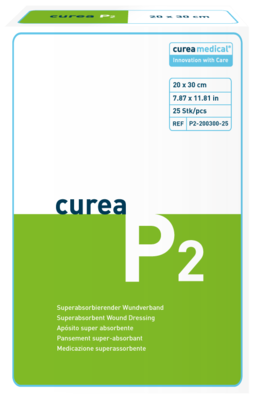 CUREA P2 superabsorb.Wundauflage 20x30 cm