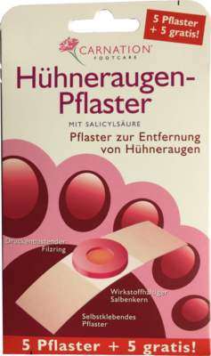 CARNATION Hühneraugen-Pflaster 5+5