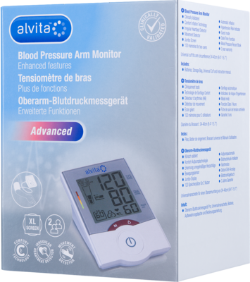 ALVITA Oberarm Blutdruckmessgerät Advanced