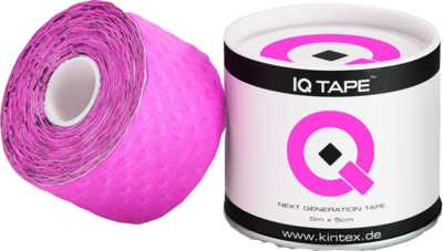 IQ KINESIOLOGIE Tape m.Kugeln 5 cmx5 m pink