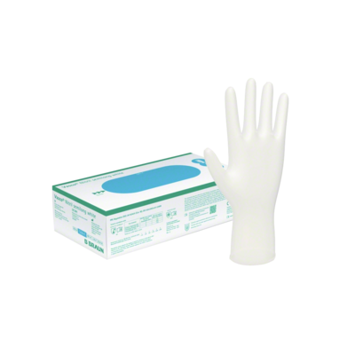 VASCO Nitril semi-long Handschuhe M white
