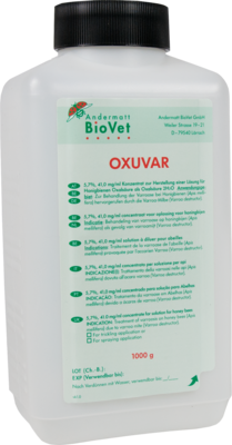 OXUVAR 5,7% 41,0 mg/ml Konz.z.H.e.Lsg.f.Honigbiene