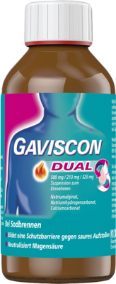 GAVISCON Dual 500mg/213mg/325mg Suspension z.Einn.