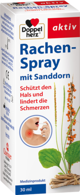 DOPPELHERZ Rachen-Spray mit Sanddorn