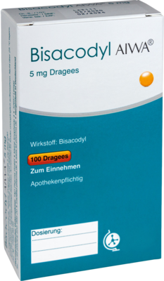BISACODYL AIWA 5 mg Dragees
