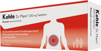 KOHLE Dr.Mann 250 mg Tabletten