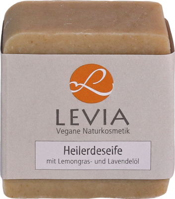 HEILERDE-Seife m.Lemongras+Lavendelöl LEVIA