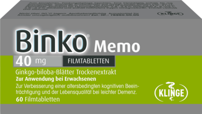 BINKO Memo 40 mg Filmtabletten