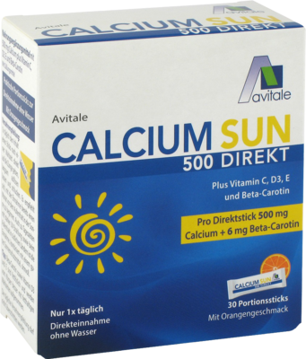 CALCIUM SUN 500 Direkt Portionssticks