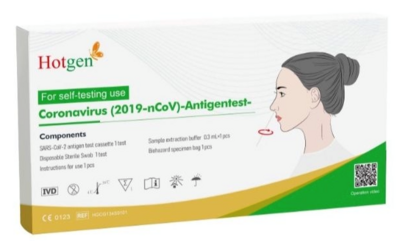 HOTGEN Coronavirus 2019-nCoV Ag Selbsttest Nase