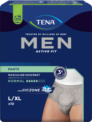 TENA MEN Act.Fit Inkontinenz Pants norm.L/XL grau