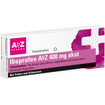 IBUPROFEN AbZ 400 mg akut Filmtabletten