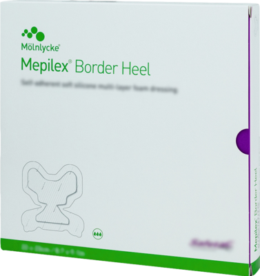 MEPILEX Border Heel Fersenverb.haft.22x23 cm ster.