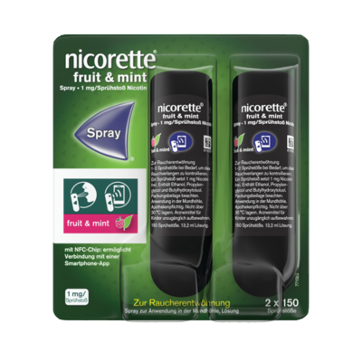 NICORETTE Fruit & Mint Spray 1 mg/Sprühstoß NFC
