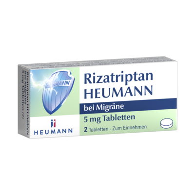 RIZATRIPTAN HEUMANN bei Migräne 5 mg Tabletten