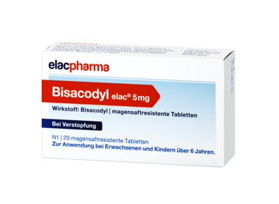BISACODYL elac 5 mg magensaftresistente Tabletten