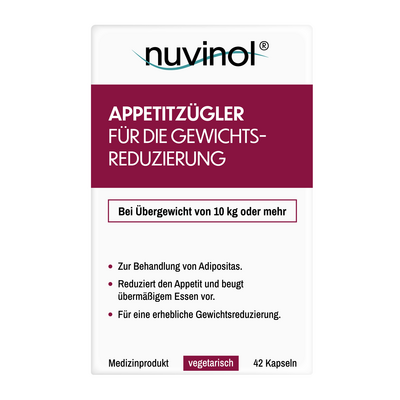 NUVINOL Appetitzügler f.die Gewichtsreduzier.Kaps.