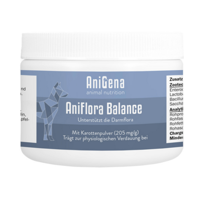 ANIFLORA Balance Flohsamensch.+Ballastst.Plv.Hunde