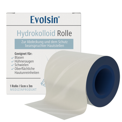 EVOLSIN Hydrokolloid 5 cmx3 m Pflaster Rolle