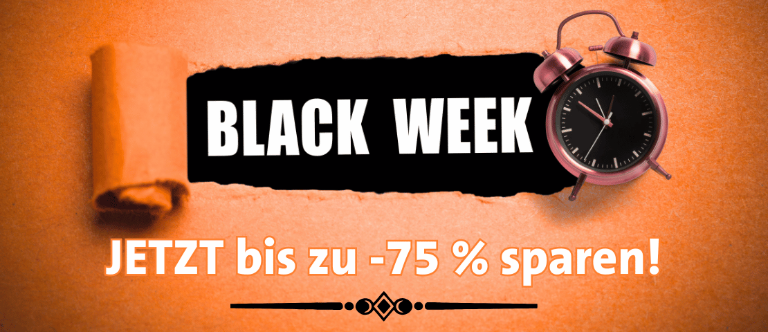 Black Week -75 Prozent sparen