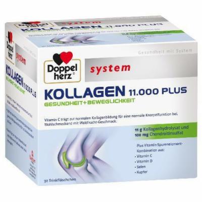 DOPPELHERZ Kollagen 11.000 Plus system Ampullen