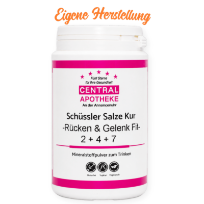 Schüssler Salze Kur Rücken&Gelen Fit 2+4+7 D6