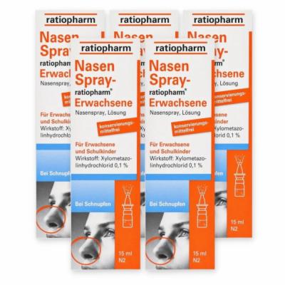 NASENSPRAY RAT ERW SET(5X15ML)