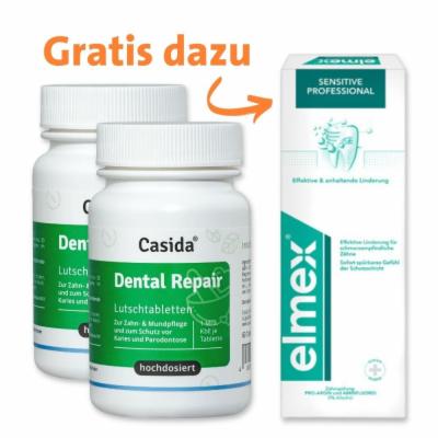 Dental Repair Set (2x60) + Gratis Elmex Sens. 20ml