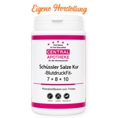 Schüssler Salze Kur BlutdruckFit 7+8+10 D6