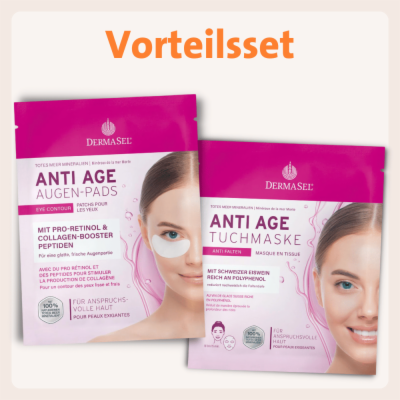 DERMASEL ANTI AGE MASKE+AUGEN PAD KOMBI