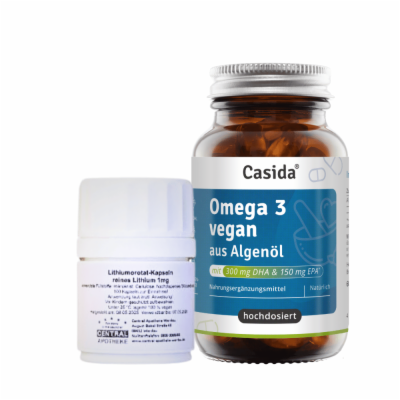 Lithiumorotat Kps. 1mg+Omega 3 Alge
