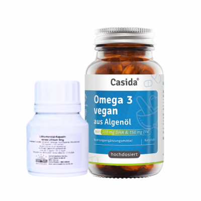 Lithiumorotat Kps. 5mg+Omega 3 Alge