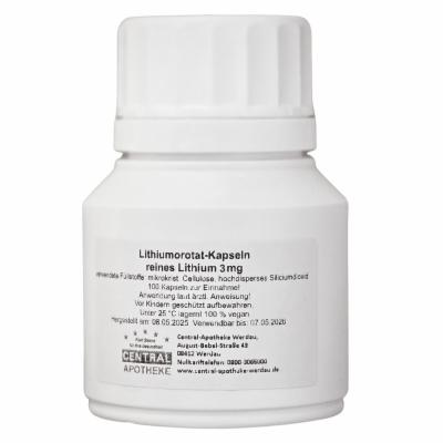 Lithium Kapseln 3 mg - Lithiumorotat