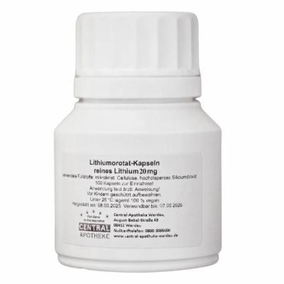 Lithium Kapseln 20 mg - Lithiumorotat