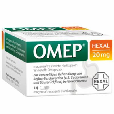 OMEP HEXAL 20 mg magensaftresistente Hartkapseln